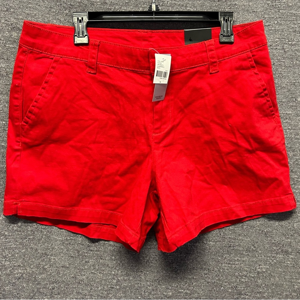 LANE BRYANT LADIES SHORTS NEW 16 RED